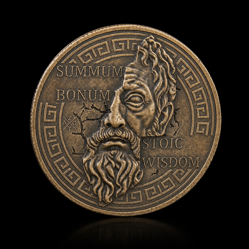 Stoic Discipline Reminder Coin