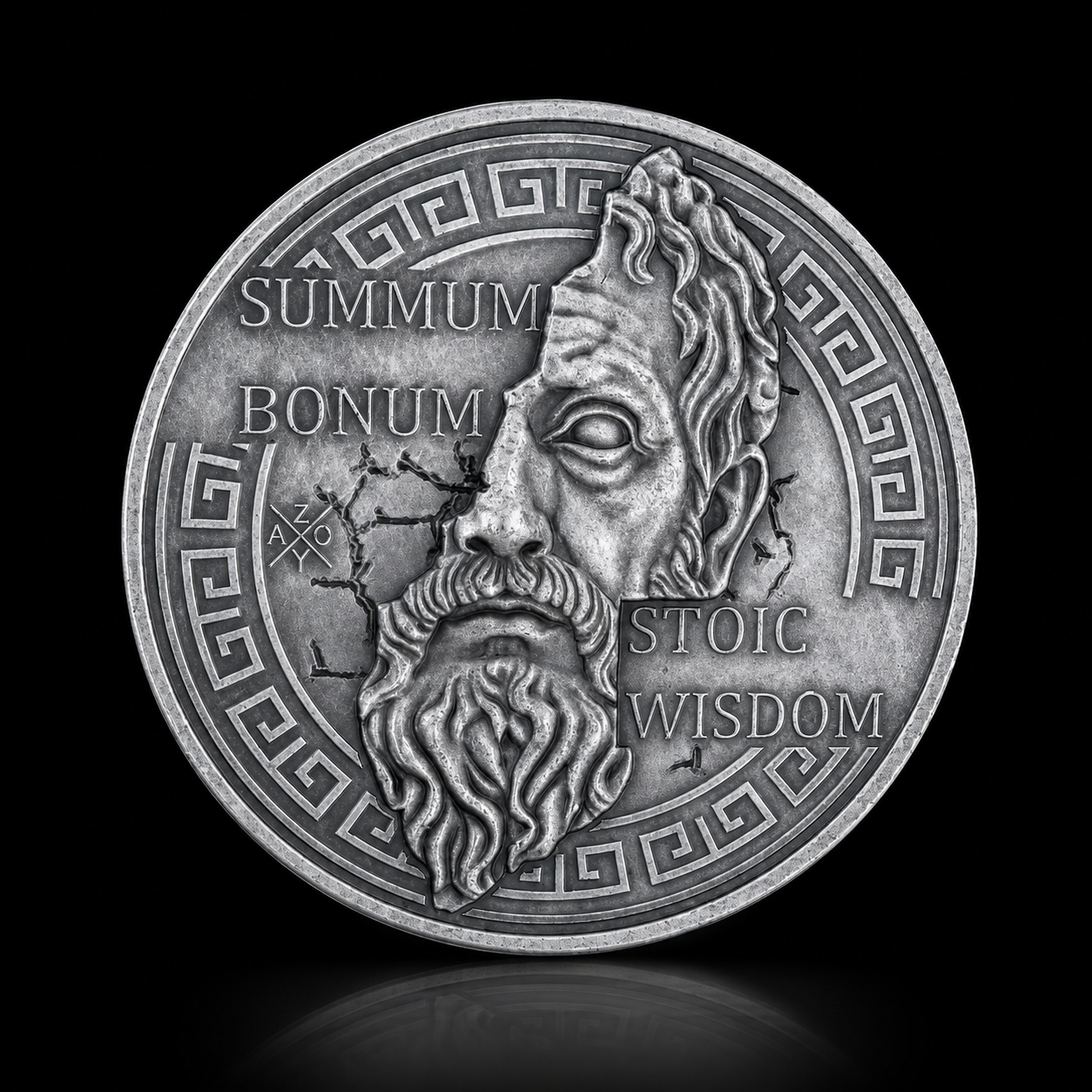 Stoic Discipline Reminder Coin